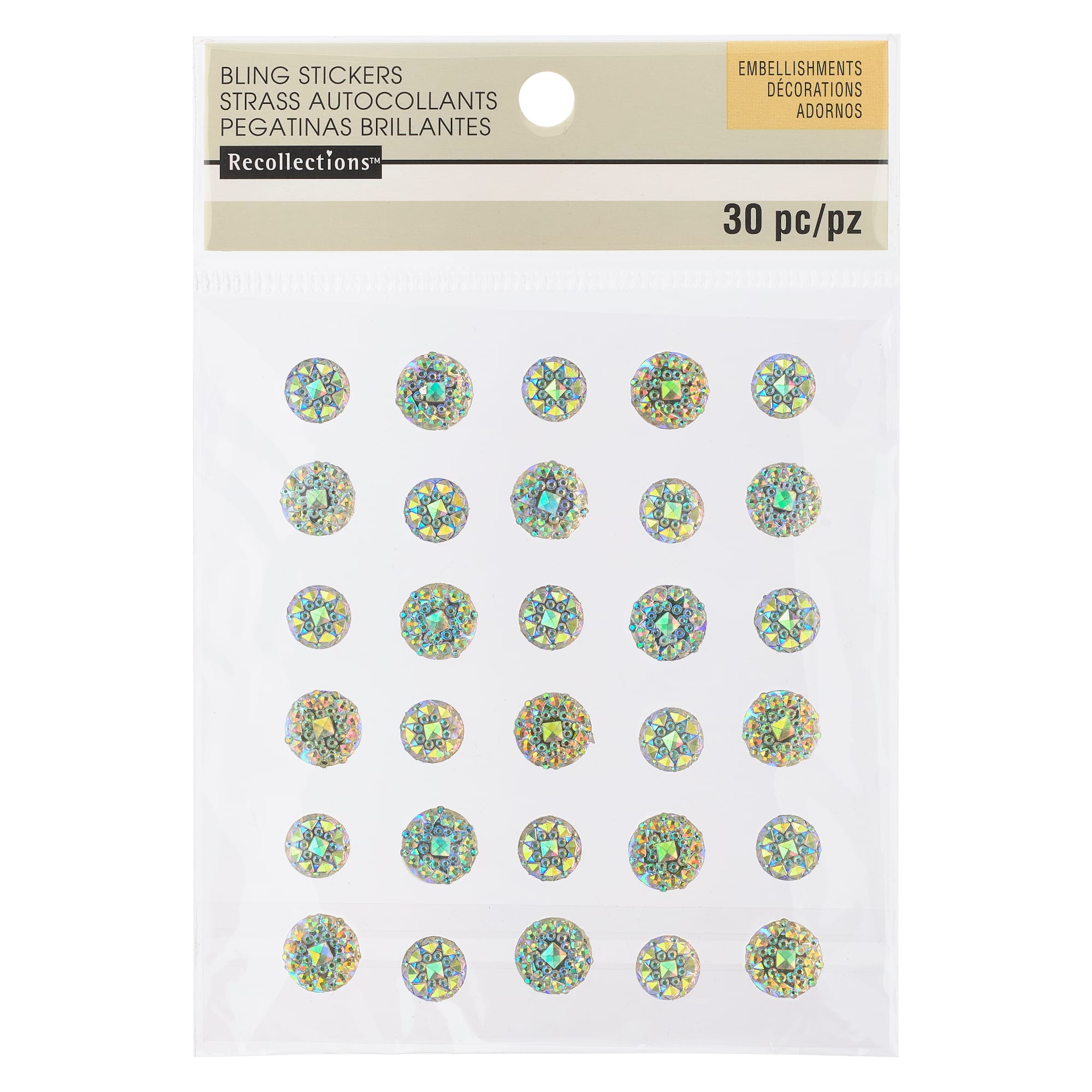 Iridescent Rhinestone Stickers by Recollections™
